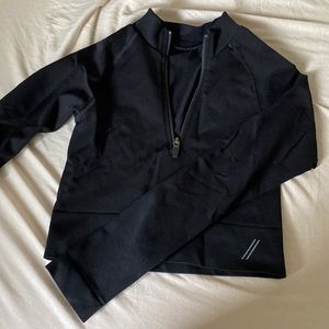 TA/LA cropped half zip